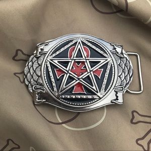 80s Goth Style Belt Buckle